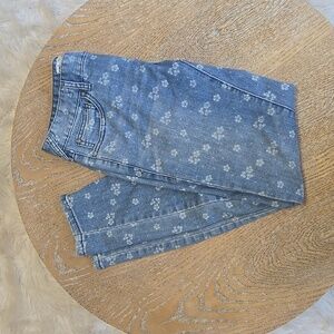 Free People Floral Print skinny Jeans